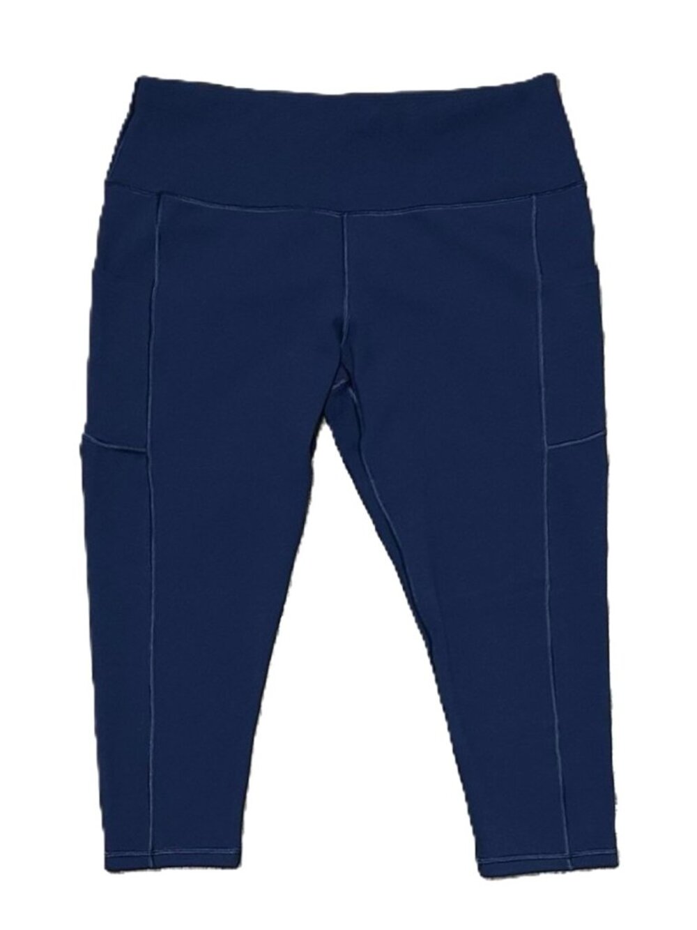 IUGA Women's Navy Blue Capri Leggings